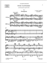 3 Rhapsodies Opus 53. 2 Pianos. - Florent Schmitt - Partition - Piano